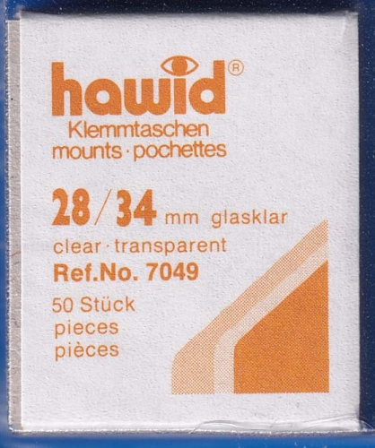 Hawid Taschen 28x34 glasklar, 7049 Neu