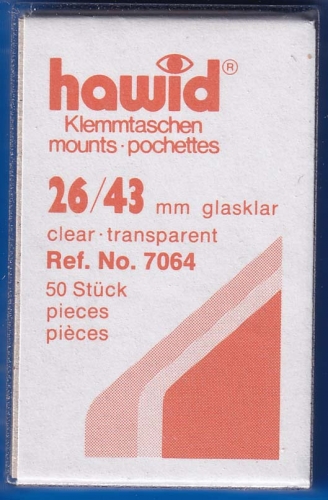 Hawid Taschen 26x43 glasklar, 7064 Neu