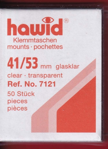Hawid Taschen 41x53 glasklar, 7121 Neu