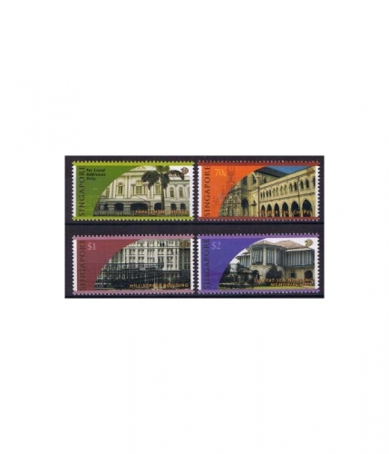 Singapur 927/30 ** Historische Gebäude