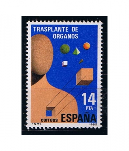 Spanien 2555 ** Organtransplantationen