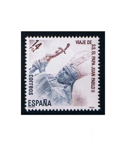 Spanien 2561 ** Besuch von Papst Johannes Paul II. in Spanien