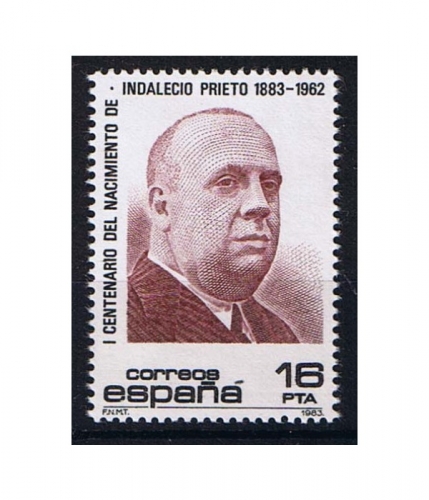 Spanien 2617 ** 100. Geburtstag von Indalecio Preto y Tuero