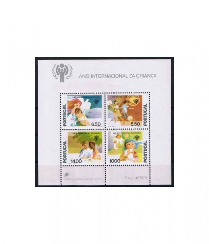 Portugal Block 28 ** Internationales Jahr des Kindes