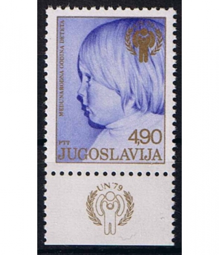 Jugoslawien 1779 ** Internationales Jahr des Kindes