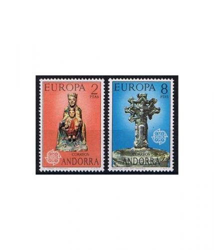 Andorra span. 88/89 ** Europa: Skulpturen