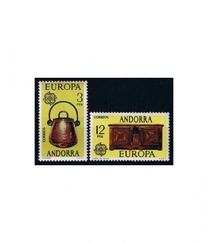 Andorra span. 101/02 ** Europa: Kunsthandwerk