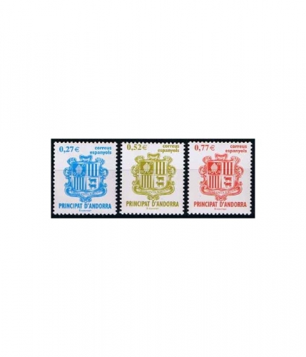 Andorra span. 307/09 ** Freimarken: Wappen von Andorra