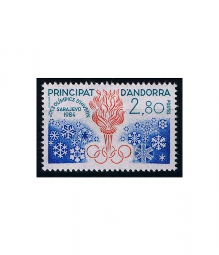 Andorra franz. 348 ** Olympische Winterspiele, Sarajevo