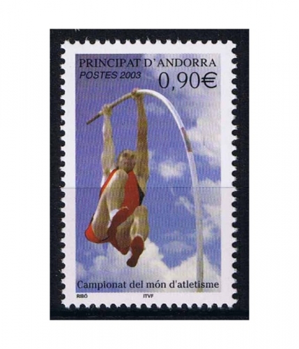 Andorra franz. 604 ** Leichtathletik-Weltmeisterschaft in Paris