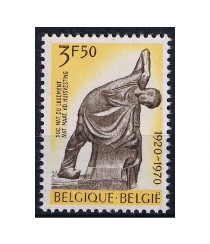 Belgien 1611 ** 50 Jahre Nationale Wohnungsbaugesellschaft