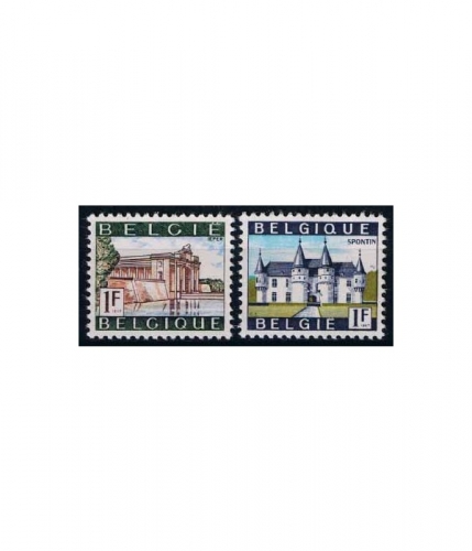 Belgien 1480/81 x ** Freimarken: Sehenswürdigkeiten