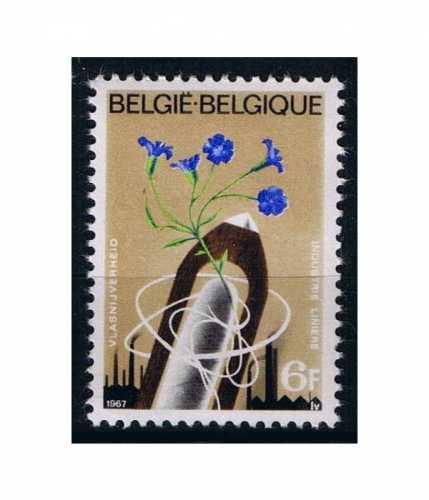 Belgien 1474 ** Flachsindustrie