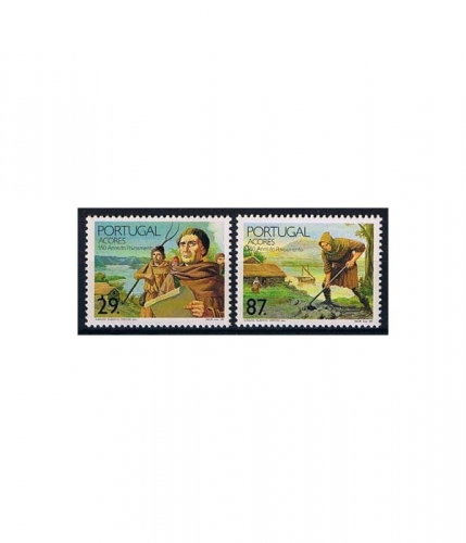 Azoren 403/04 ** 550. Jahrestag der Besiedlung der Azoren