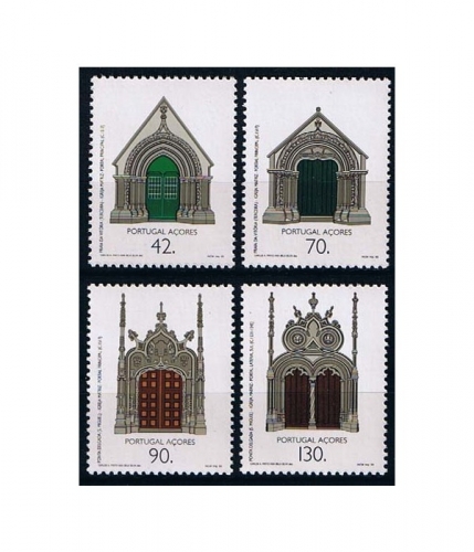 Azoren 438/41 ** Architektur aus der Zeit der Entdeckungen