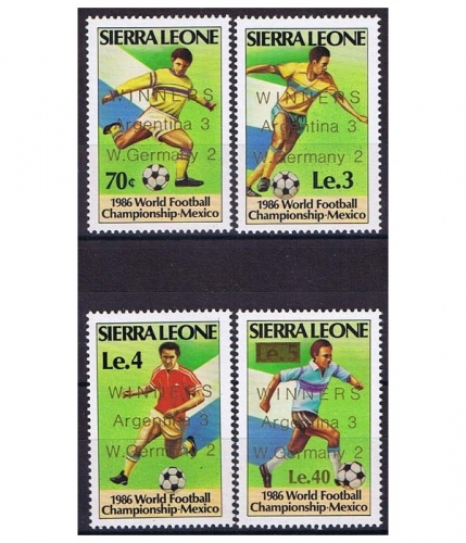 Sierra Leone 926/29 ** Sieg der argentinischen Nationalmannschaft Fußball-WM