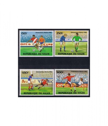 Niger 908/11 ** Qualifikationsspiele zur Fußballweltmeisterschaft in Mexiko