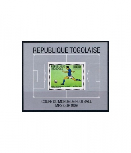 Togo Block 287 ** Fußball-Weltmeisterschaft