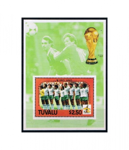 Tuvalu Block 17 ** Fußball-Weltmeisterschaft