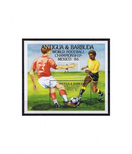 Antigua & Barbuda Block 106 ** Fußball-Weltmeisterschaft Mexiko