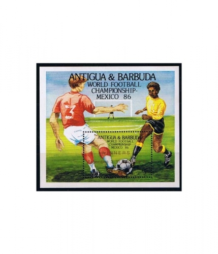 Antigua & Barbuda Block 115 ** Sieg der argent. Nationalmannschaft Fußball-WM