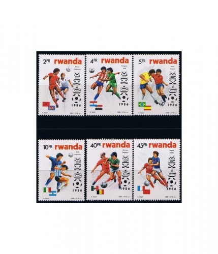 Ruanda 1340/45 ** Fußball-Weltmeisterschaft in Mexiko