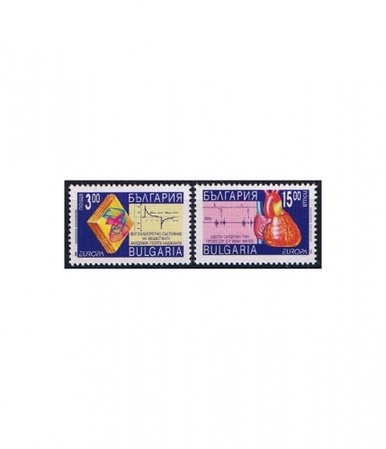 Bulgarien 4121/22 ** Europa: Entdeckungen und Erfindungen