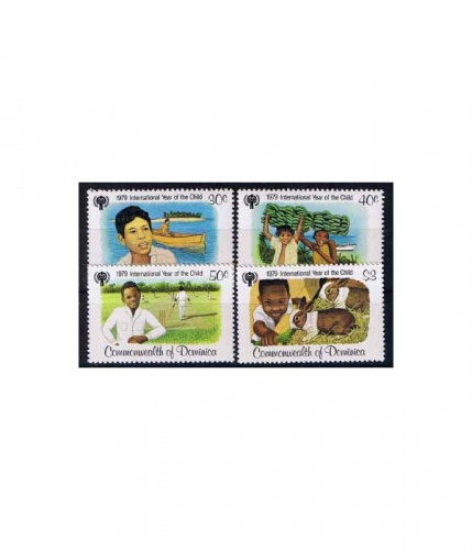 Dominica 625/28 ** Internationales Jahr des Kindes