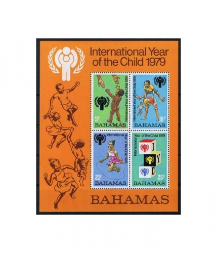 Bahamas Block 26 ** Internationales Jahr des Kindes