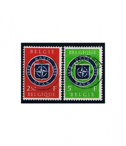 Belgien 1147/48 O 10 Jahre Nordatlantikpakt