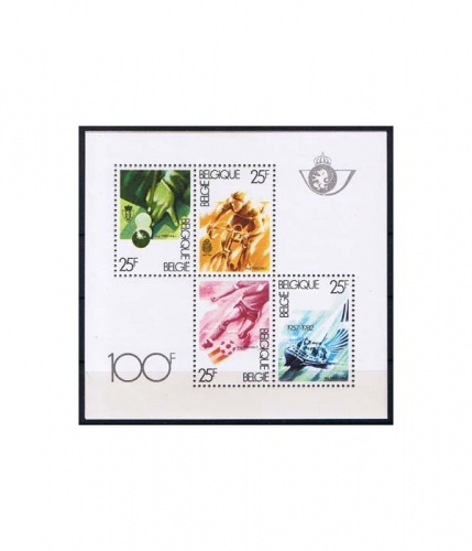 Belgien Block 52 ** Breitensport