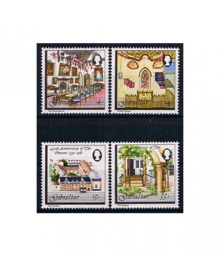 Gibraltar 418/21 ** 450 Jahre ehemaliges Franziskanerkloster "The Content"
