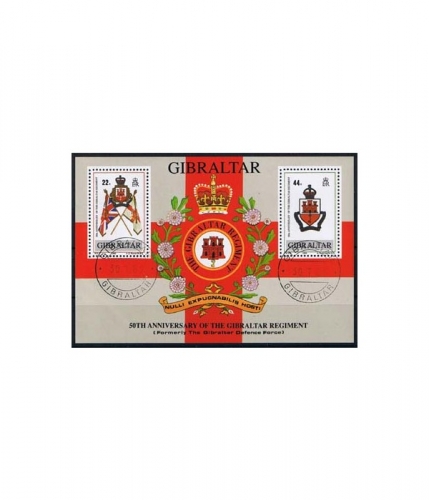 Gibraltar Block 12 O 50 Jahre Regiment von Gibraltar
