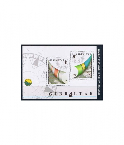 Gibraltar Block 17 ** Beendigung der Whitbread-Segelregatta "Rund um die Welt"