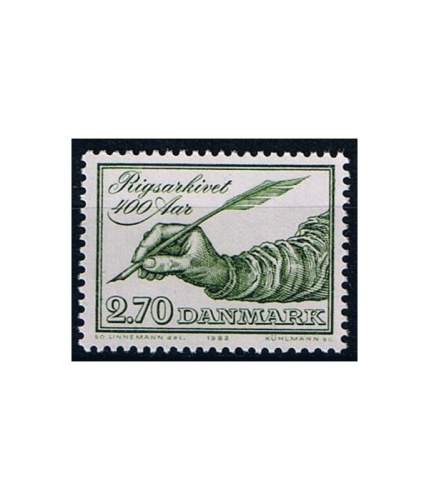 Dänemark 758 ** 400 Jahre Staatsarchiv