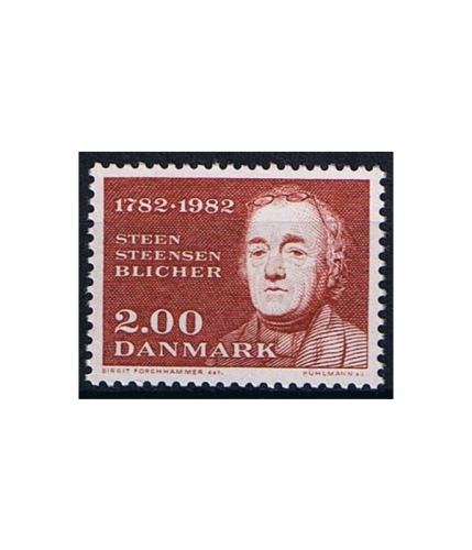 Dänemark 761 ** 200. Geburtstag von Steen Steensen Blicher