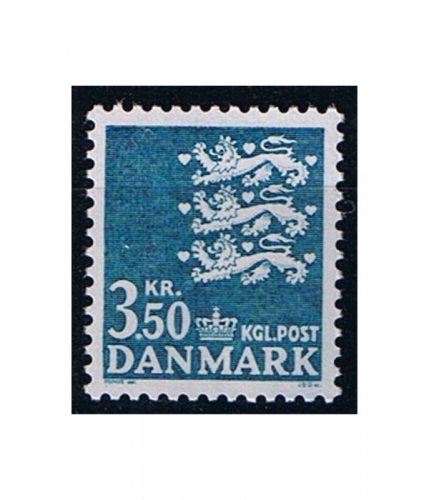 Dänemark 762 ** Freimarke: Kleines Reichswappen
