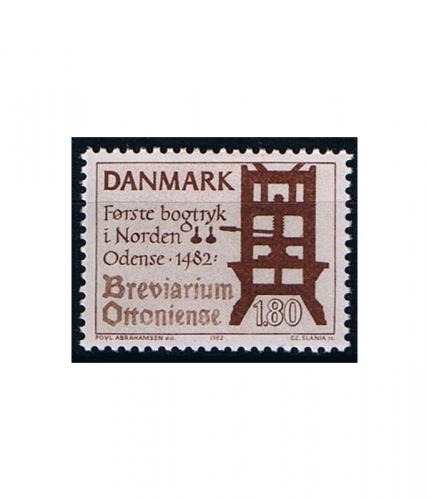 Dänemark 763 ** 500 Jahre Buchdruck in Dänemark