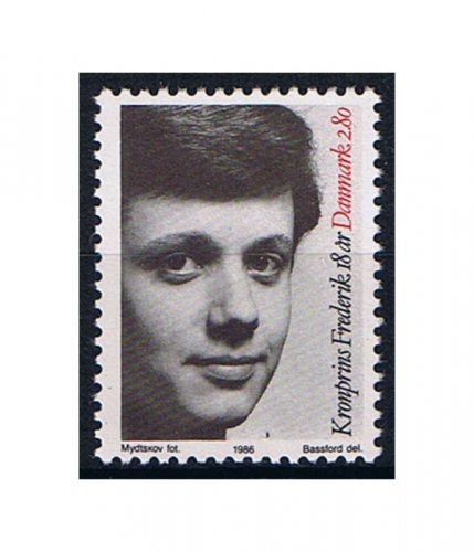 Dänemark 867 ** 18. Geburtstag von Kronprinz Frederik