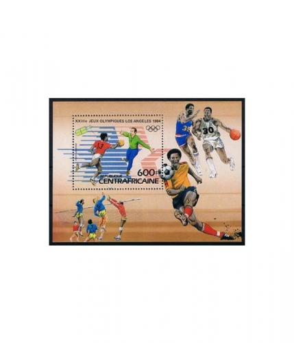 Zentralafrika Block 247 A ** Olympische Sommerspiele 1984