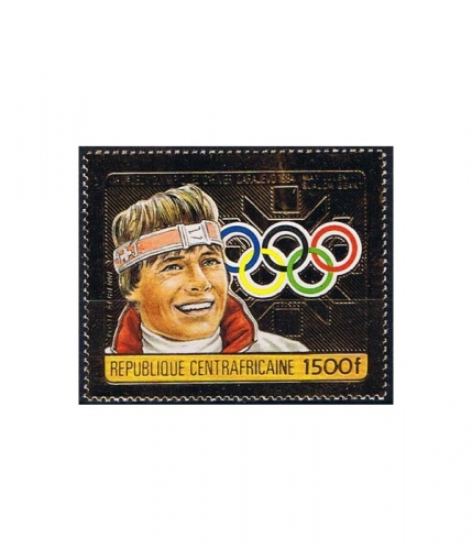 Zentralafrika 1069 A ** Goldmedaillengewinner bei den Olymp. Winterspielen