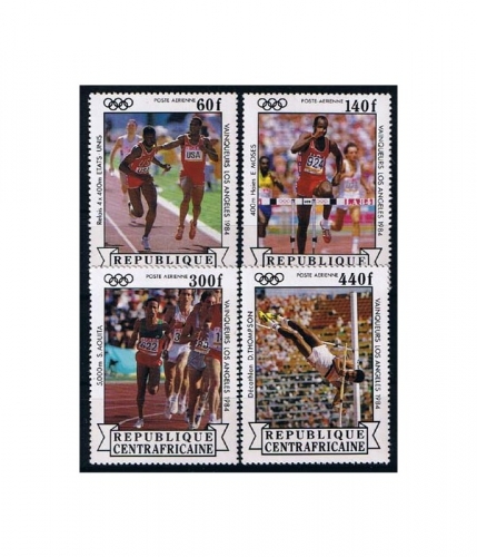Zentralafrika 1086/89 ** Goldmedaillengewinner bei den Olymp. Sommerspielen