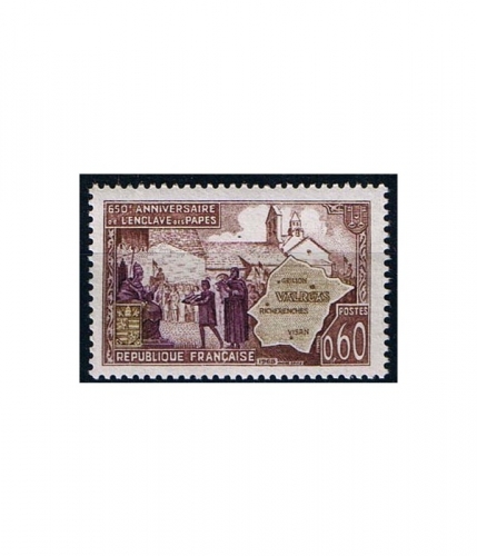 Frankreich 1627 ** 650. Jahrestag der Erklärung von Valréas zur Exklave