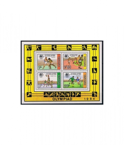 Tansania Block 37 ** Olympische Sommerspiele