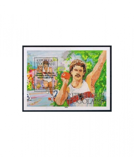 Togo Block 273 ** Medaillengewinner der Olympischen Sommerspiele 1984