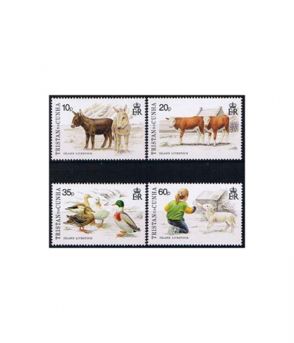 Tristan da Cunha 567/70 ** Haustiere
