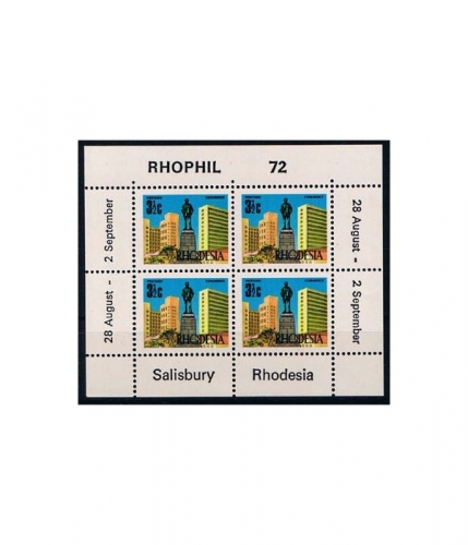 Rhodesien Block 4 ** Freimarken in Dezimalwährung