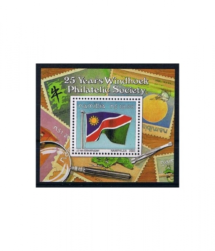 Namibia Block 56 ** 25 Jahre Briefmarkensammlerverein Windhuk