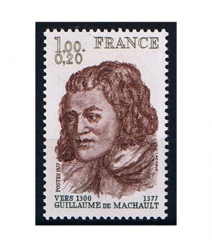 Frankreich 2053 ** 600. Todestag von Guillaume de Machault