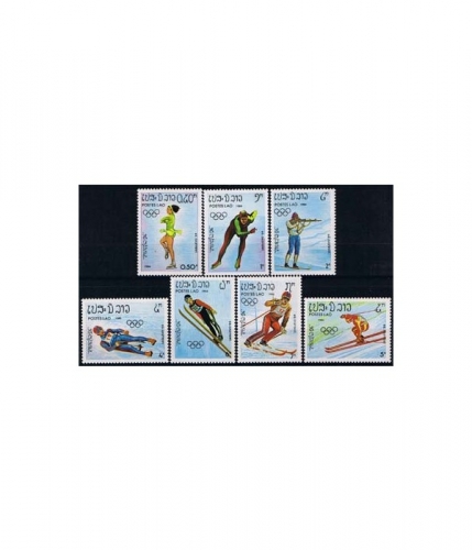 Laos 698/704 ** Olympische Winterspiele